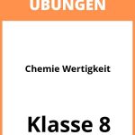 Chemie Wertigkeit Übungen 8. Klasse PDF