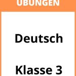 Deutschübungen Klasse 3 PDF