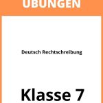 Deutsch Rechtschreibung Übungen Klasse 7 PDF