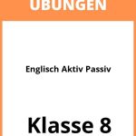 Englisch Übungen Aktiv Passiv Klasse 8 PDF