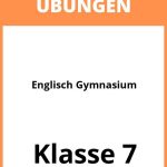 Englisch 7. Klasse Gymnasium Übungen PDF