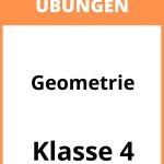Geometrie 4. Klasse Übungen PDF