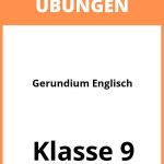 Gerundium Englisch Übungen Klasse 9 PDF