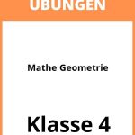 Mathe Geometrie 4. Klasse Übungen PDF