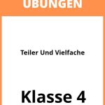 Teiler Und Vielfache Übungen Klasse 4 PDF